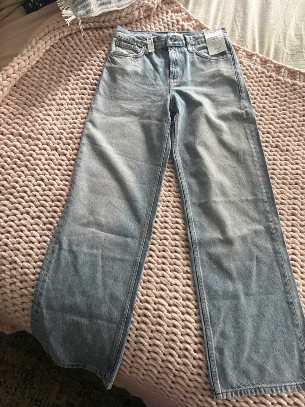 Brand New - with Tags - MADEWELL Light Blue Wide-Leg Women’s Jeans - Size 24